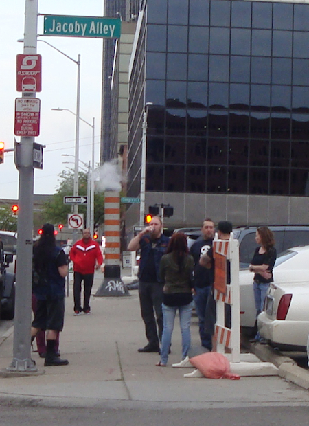 Ghost Fans tailgating before the concert.